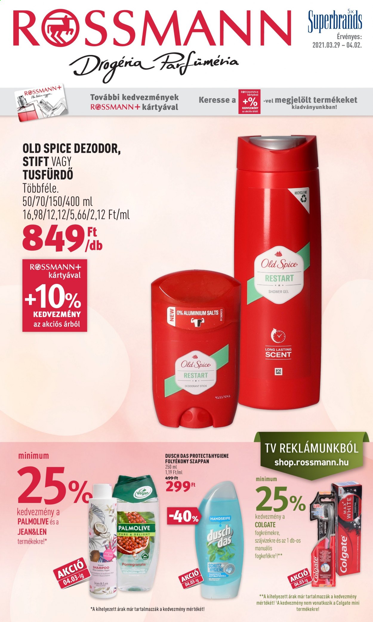 Rossmann akciós újságok - 2021.03.29 - 2021.04.02. Oldal 1