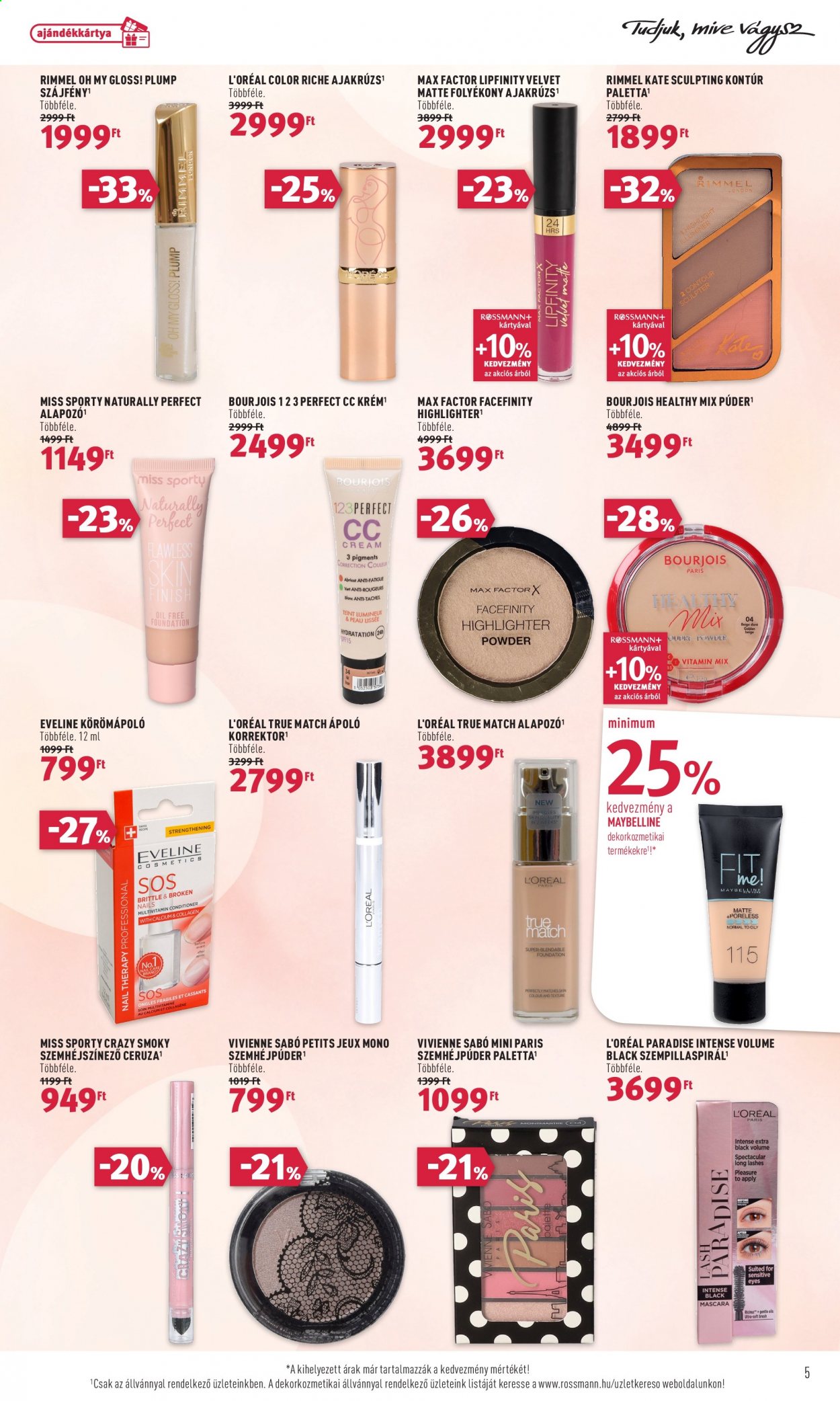 Rossmann akciós újságok - 2021.03.29 - 2021.04.02. Oldal 5