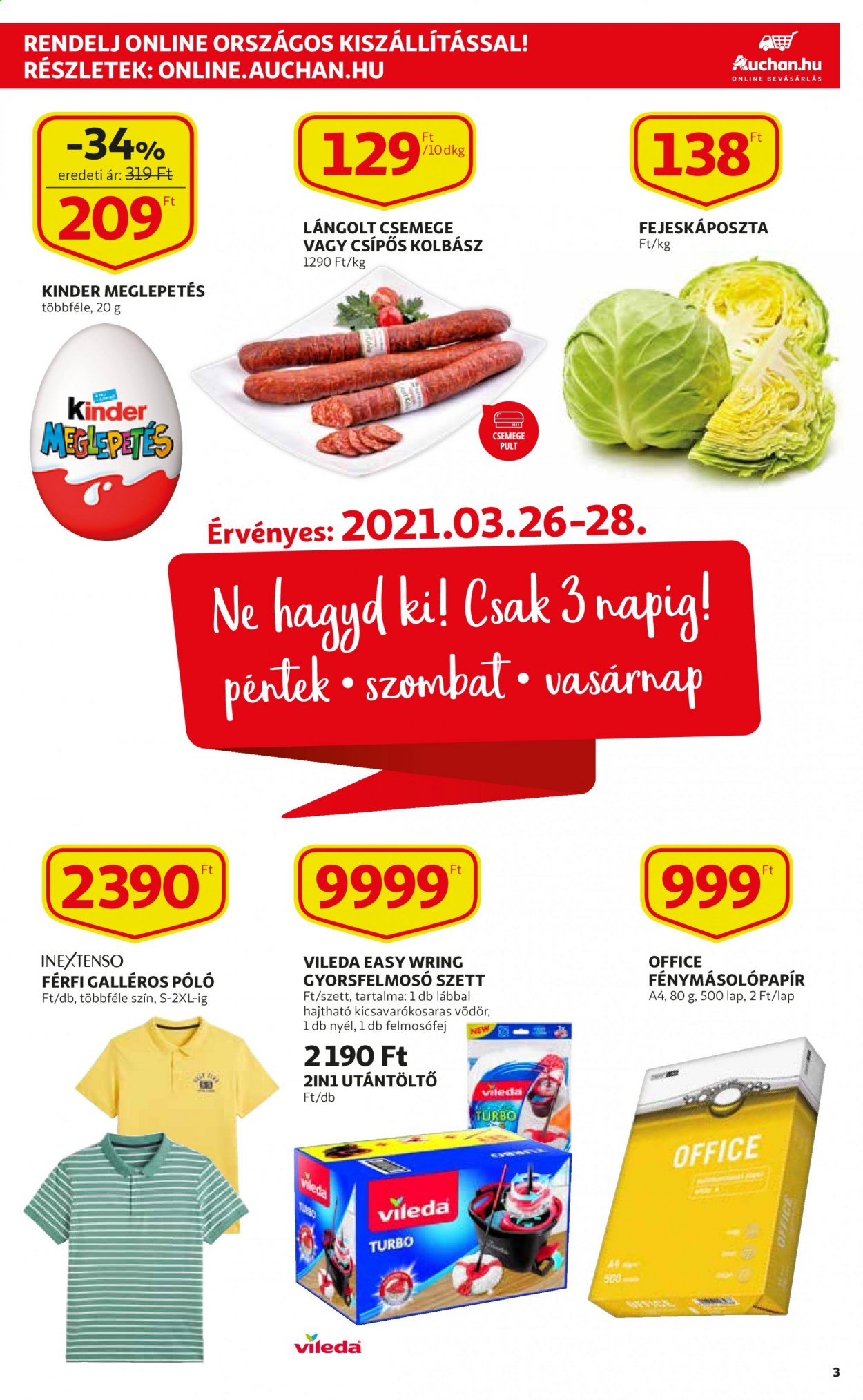 Auchan akciós újságok - 2021.03.25 - 2021.04.03. Oldal 3