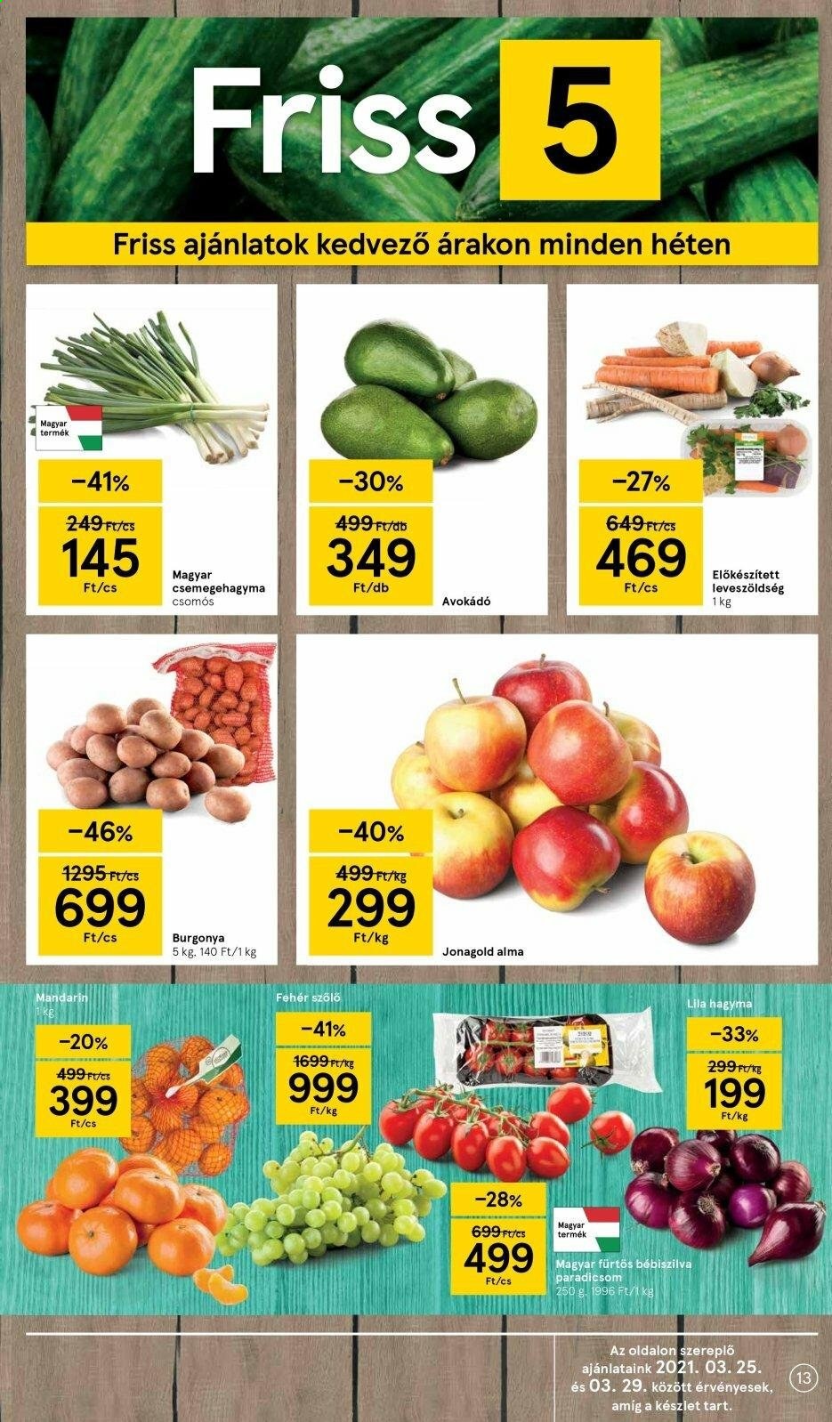 TESCO akciós újságok - 2021.03.25 - 2021.03.29. Oldal 13
