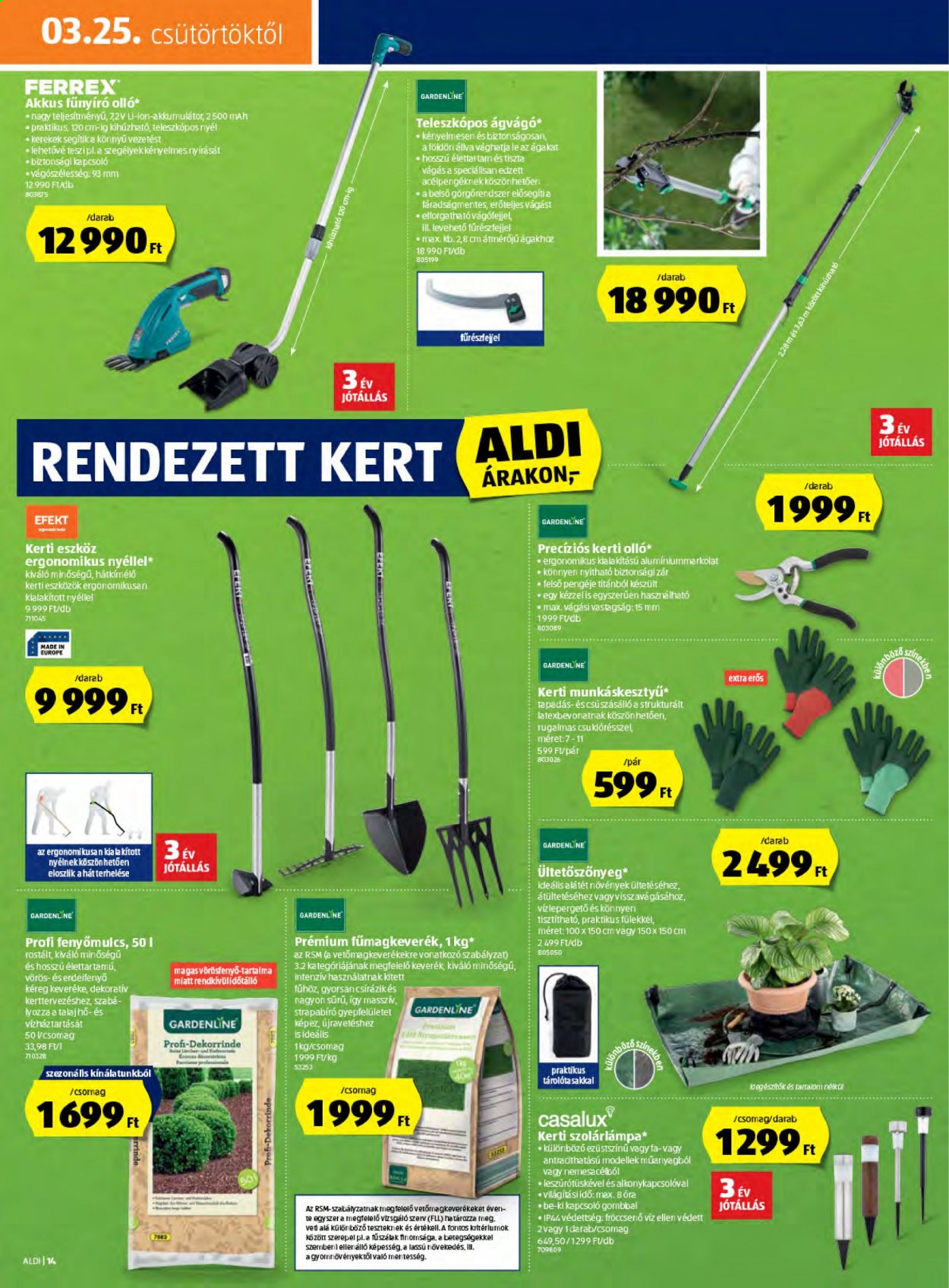 Aldi akciós újságok - 2021.03.25 - 2021.04.03. Oldal 14