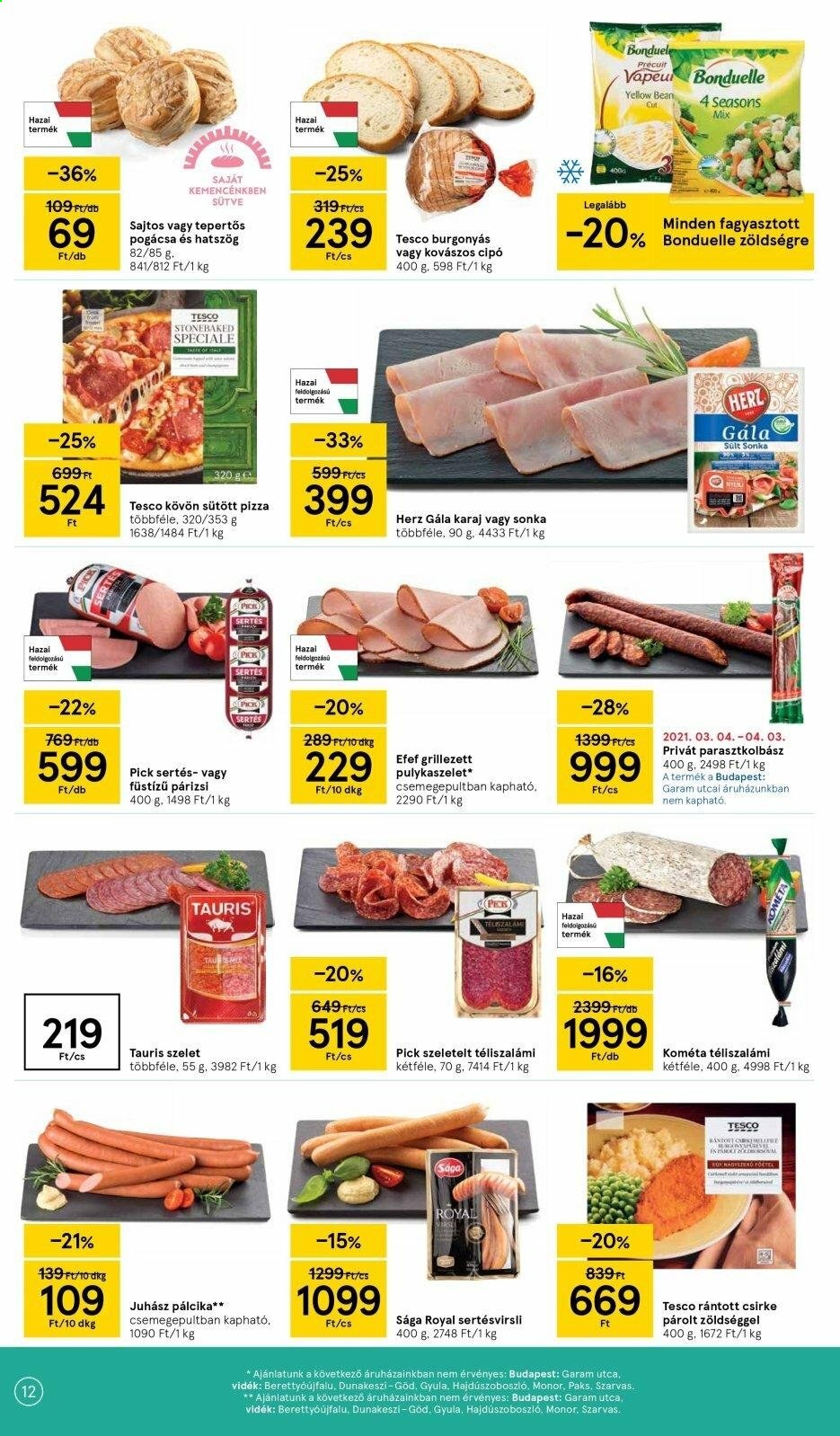 TESCO akciós újságok - 2021.03.25 - 2021.03.29. Oldal 12