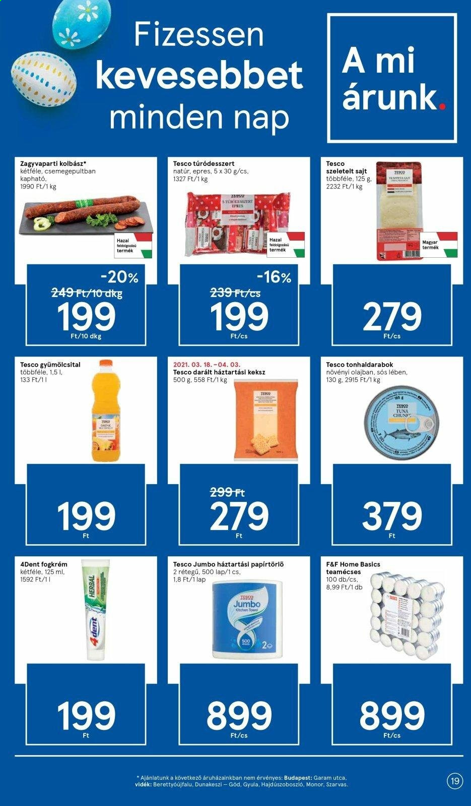 TESCO akciós újságok - 2021.03.25 - 2021.03.29. Oldal 19