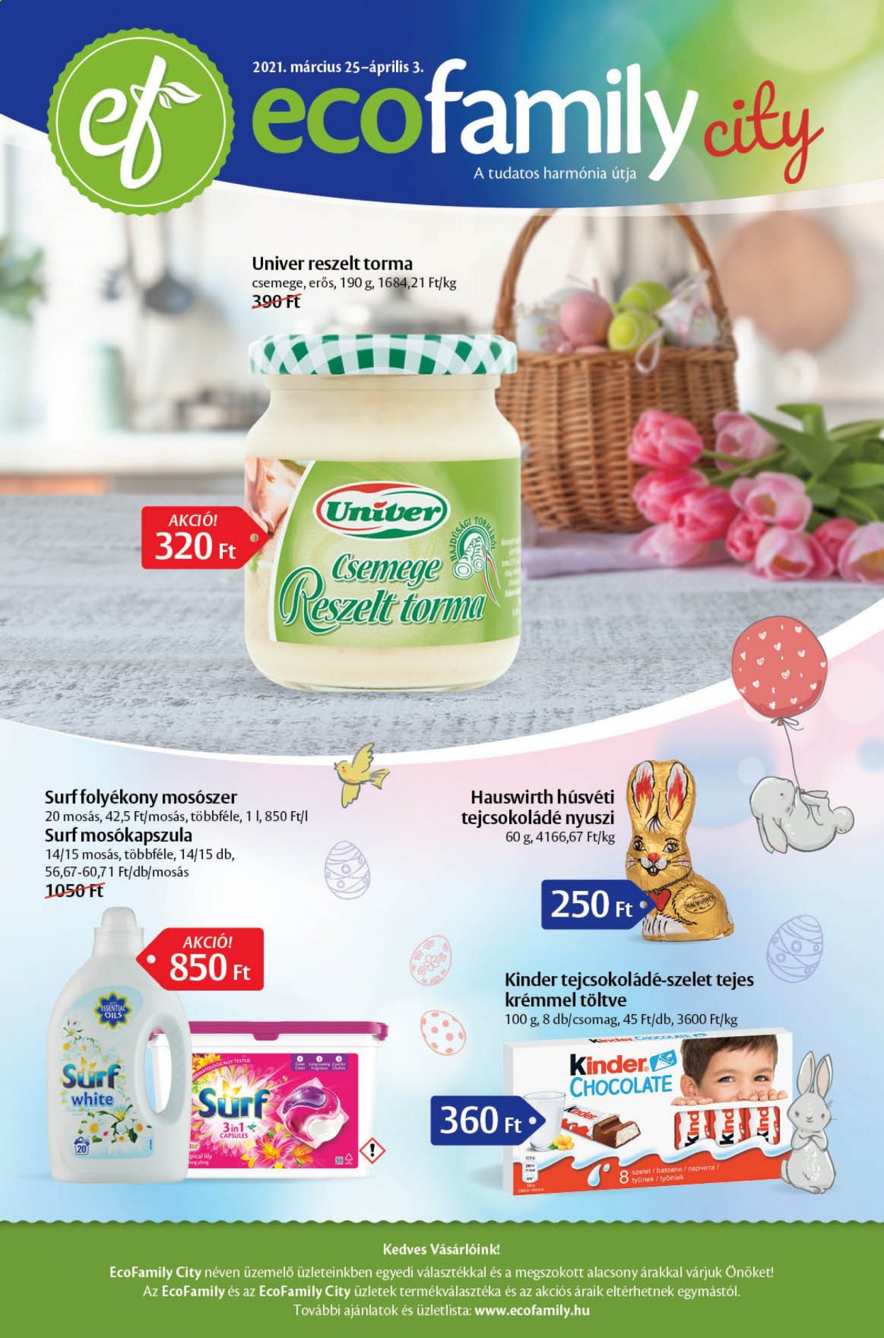 EcoFamily akciós újságok - 2021.03.25 - 2021.04.03. Oldal 1