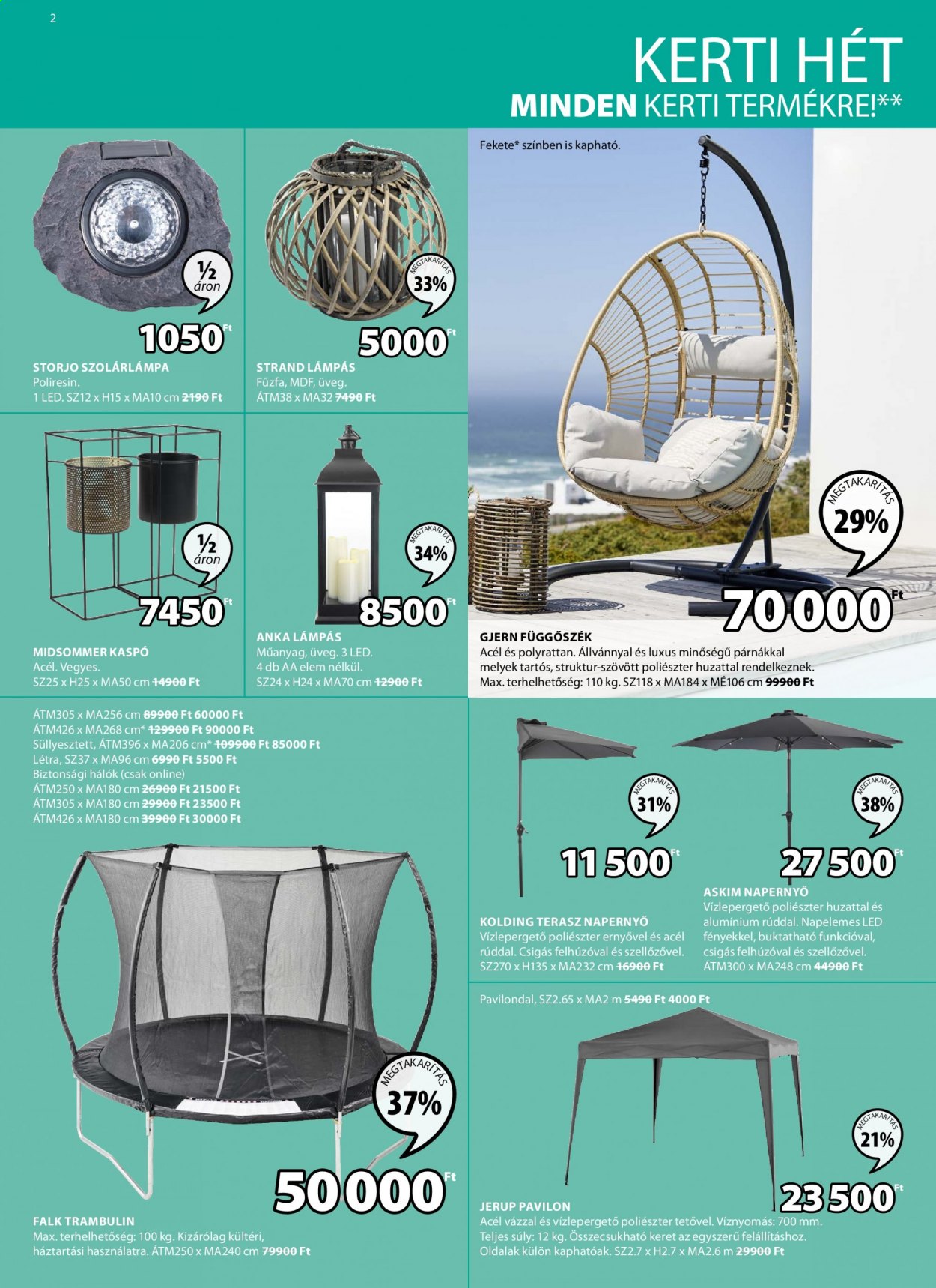 JYSK akciós újságok - 2021.03.25 - 2021.04.07. Oldal 2