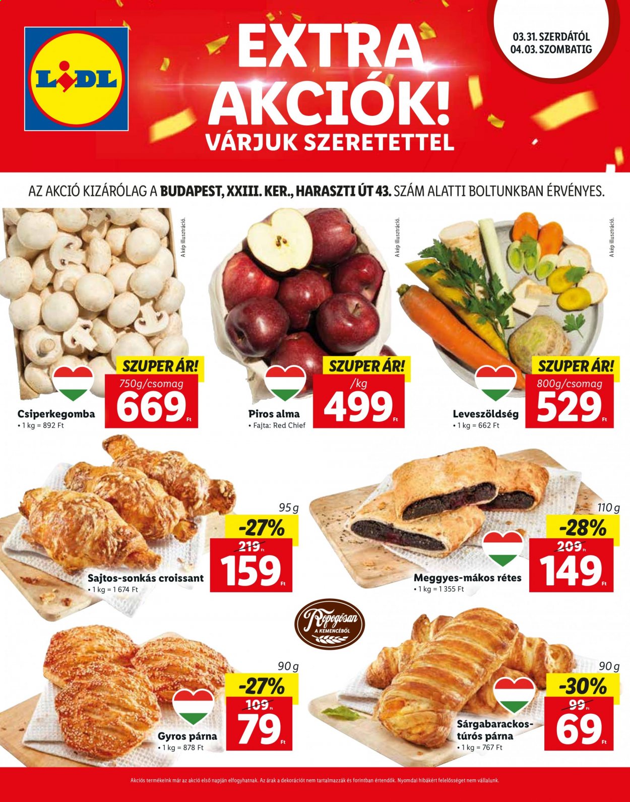 Lidl akciós újságok - 2021.03.31 - 2021.04.04. Oldal 1