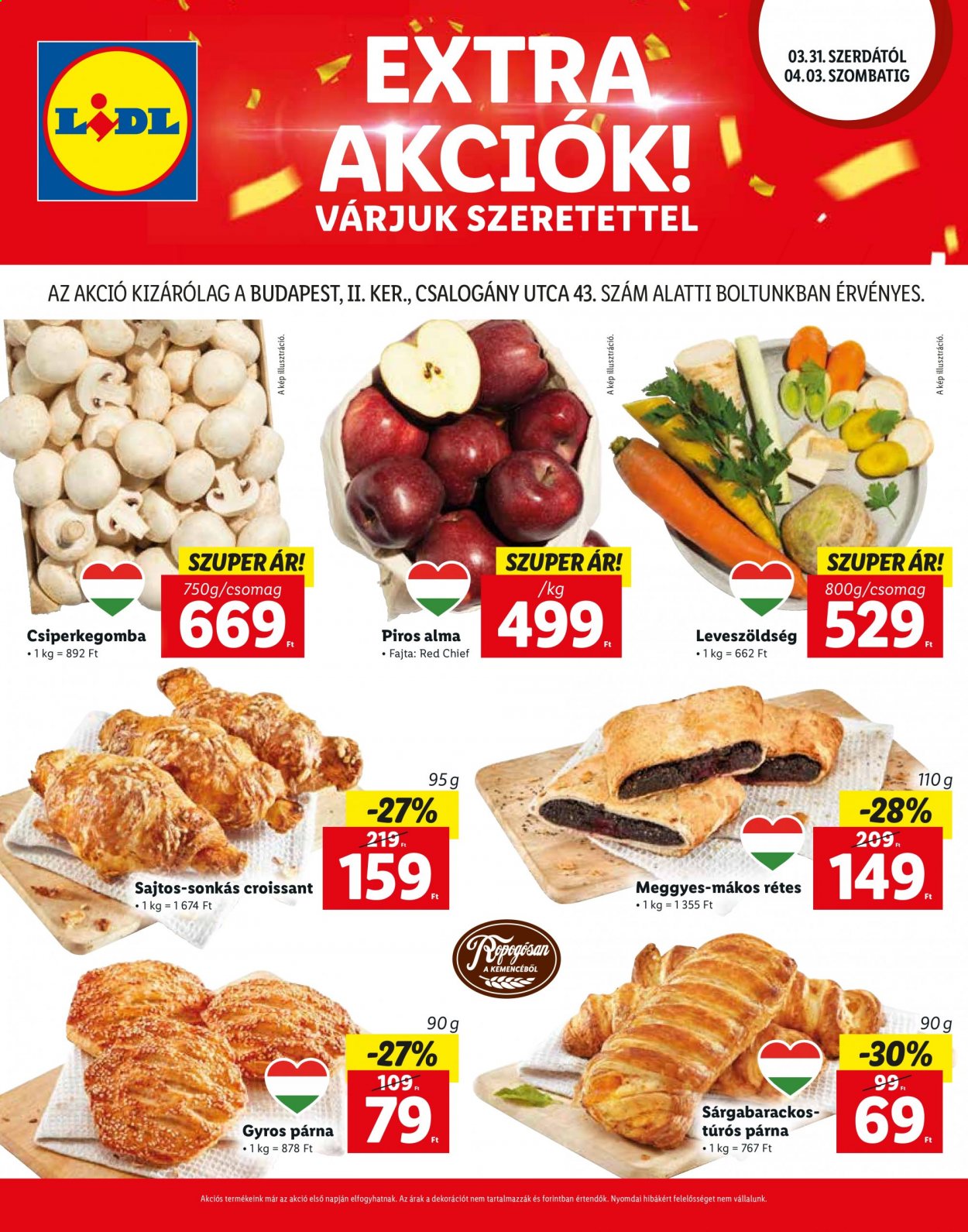 Lidl akciós újságok - 2021.03.31 - 2021.04.04. Oldal 1