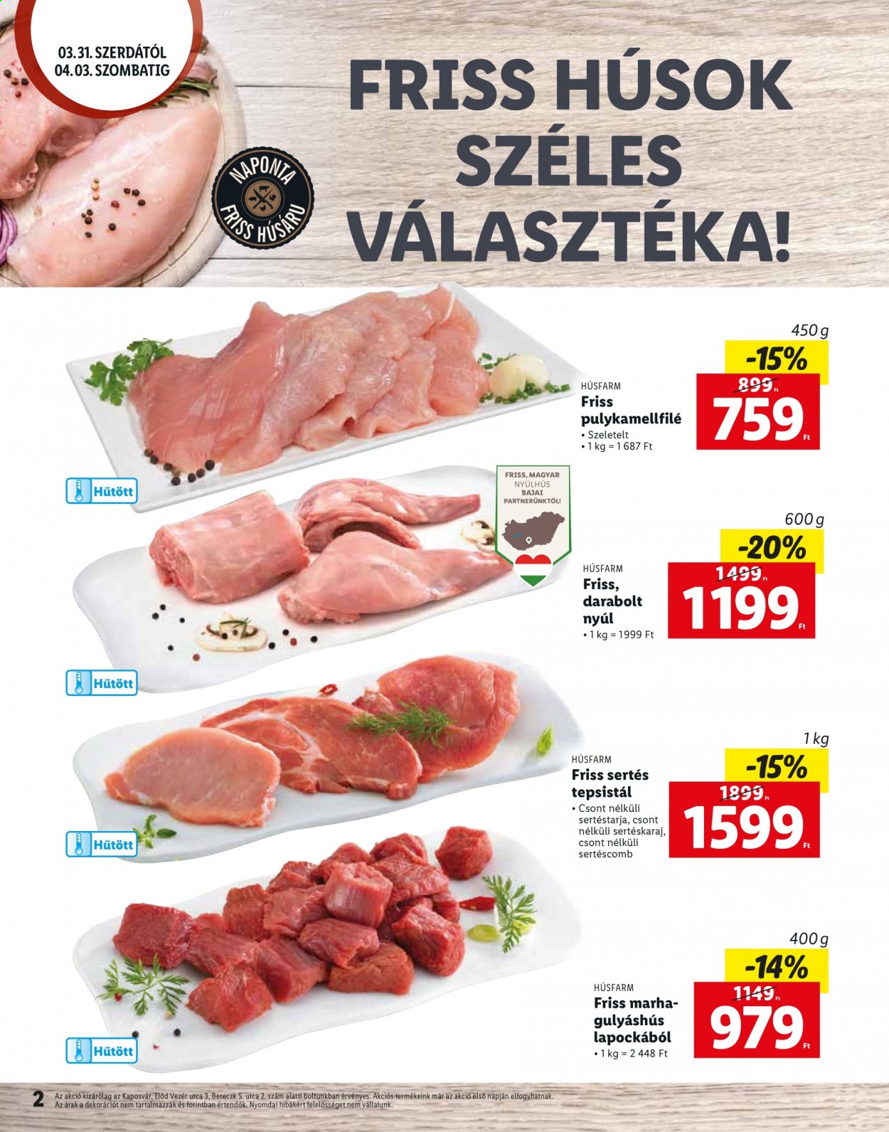 Lidl akciós újságok - 2021.03.31 - 2021.04.04. Oldal 2