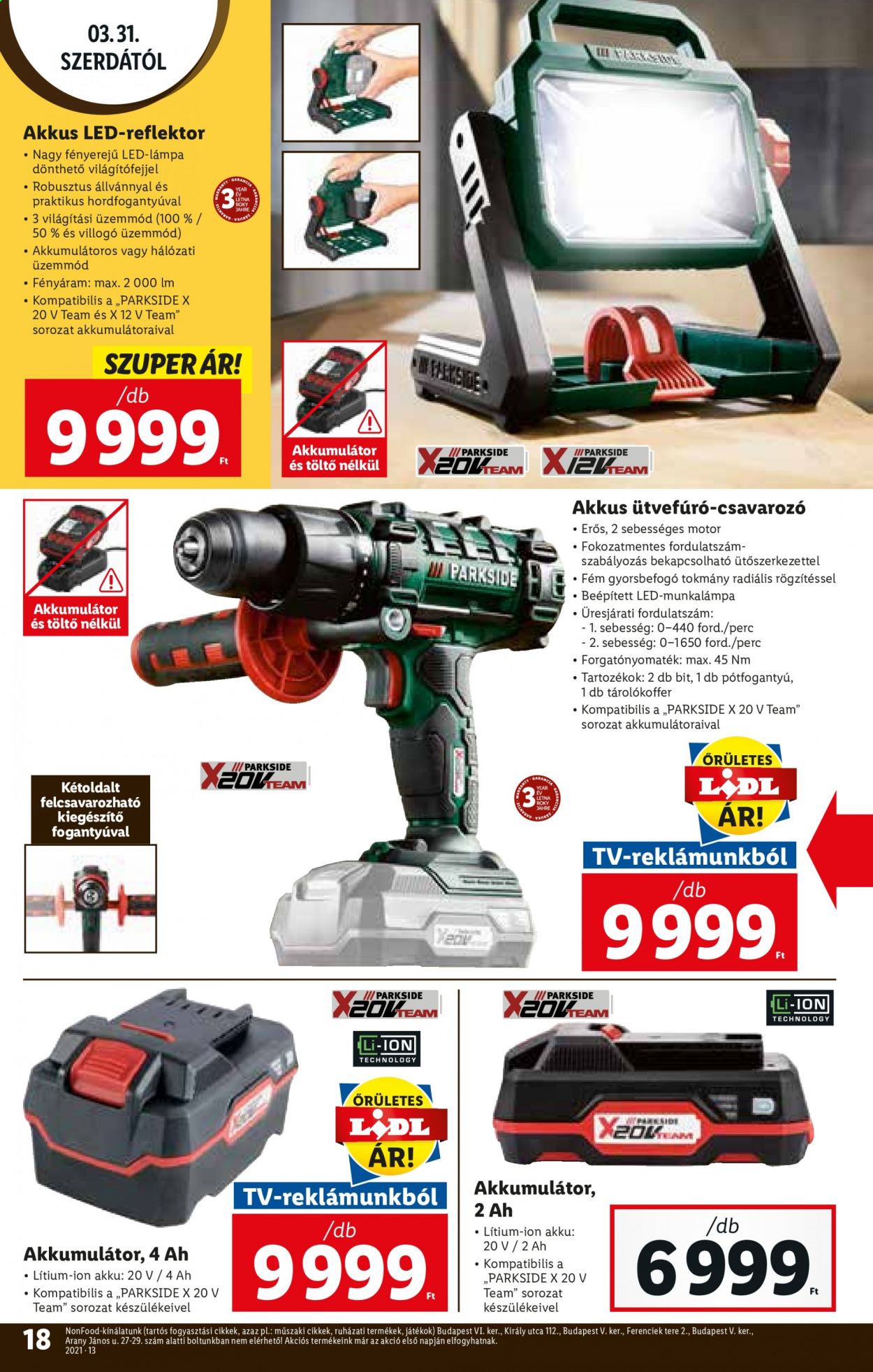 Lidl akciós újságok - 2021.03.31 - 2021.04.07. Oldal 18