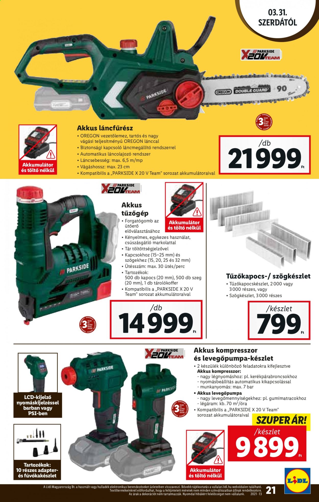 Lidl akciós újságok - 2021.03.31 - 2021.04.07. Oldal 21