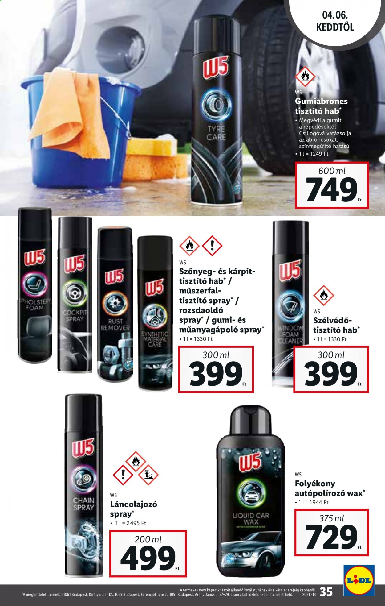 Lidl akciós újságok - 2021.03.31 - 2021.04.07. Oldal 35