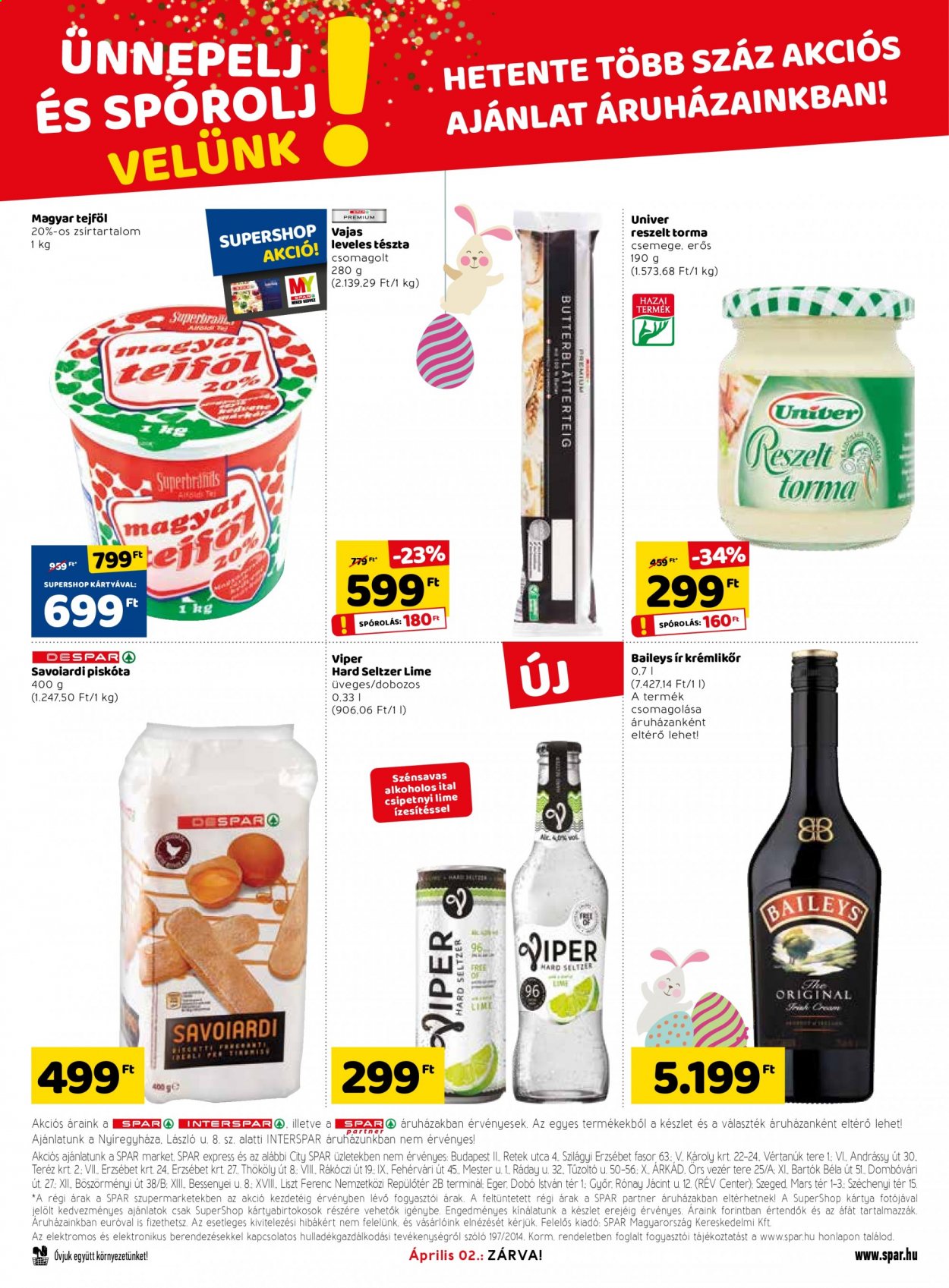 SPAR akciós újságok - 2021.04.01 - 2021.04.03. Oldal 12