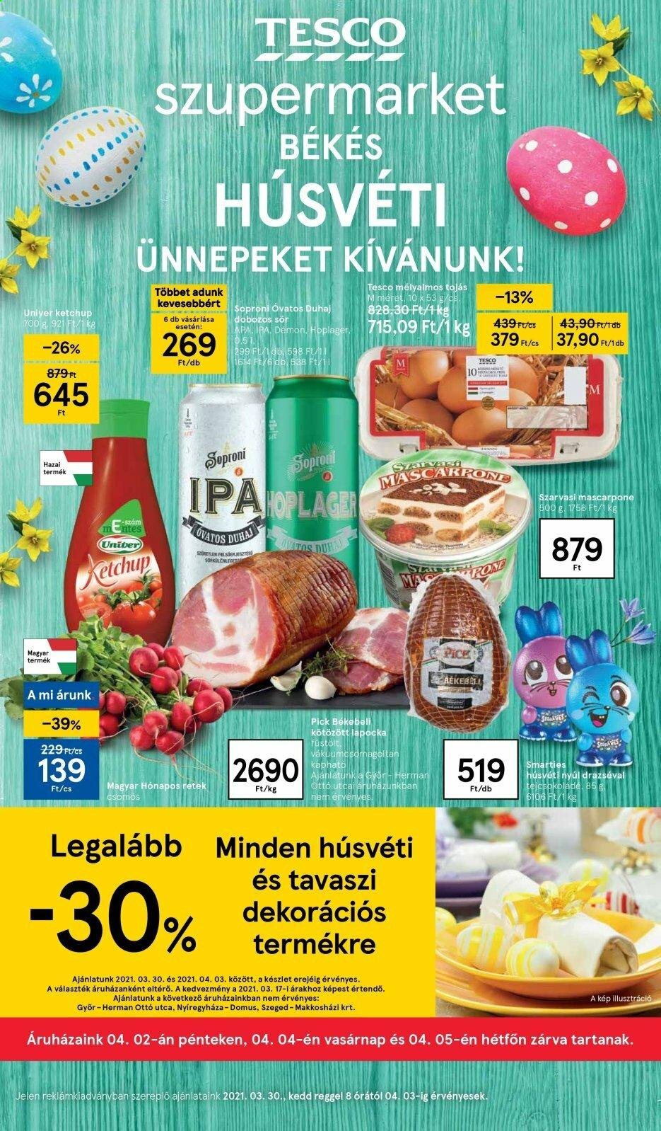 TESCO akciós újságok - 2021.03.30 - 2021.04.03. Oldal 1