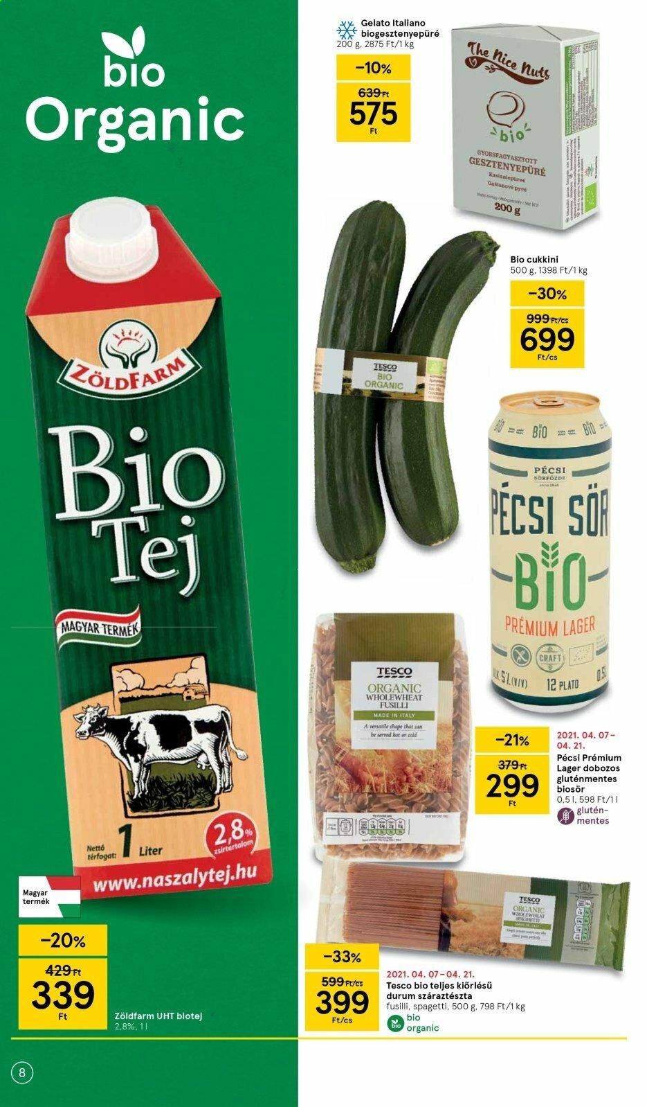 TESCO akciós újságok - 2021.04.06 - 2021.04.14. Oldal 8