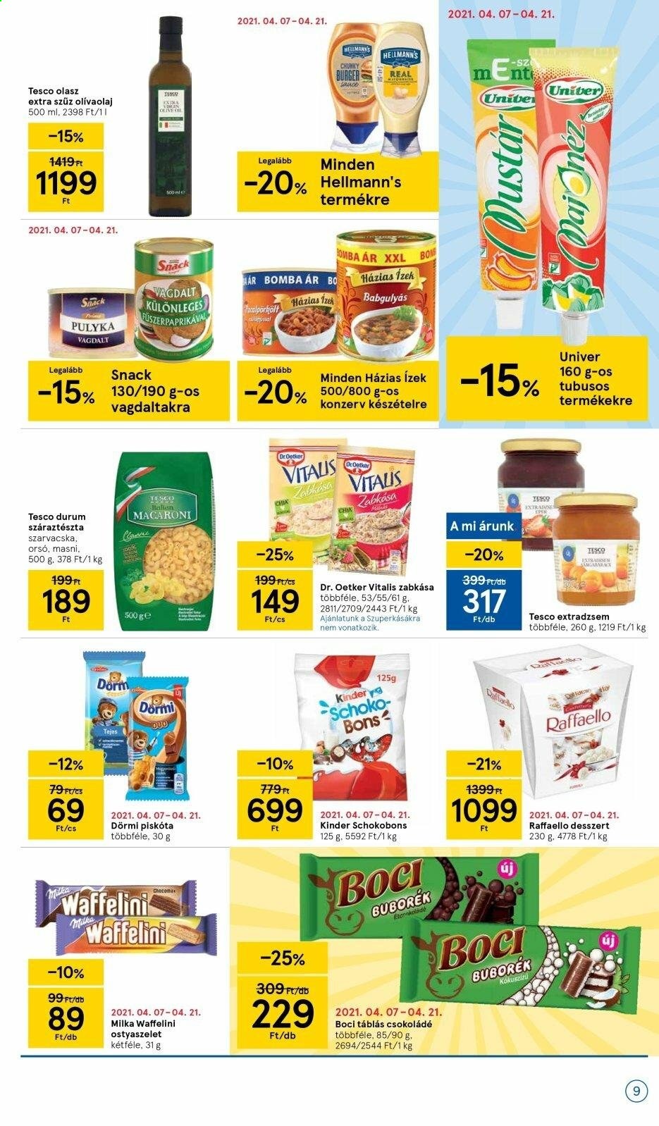 TESCO akciós újságok - 2021.04.06 - 2021.04.14. Oldal 9