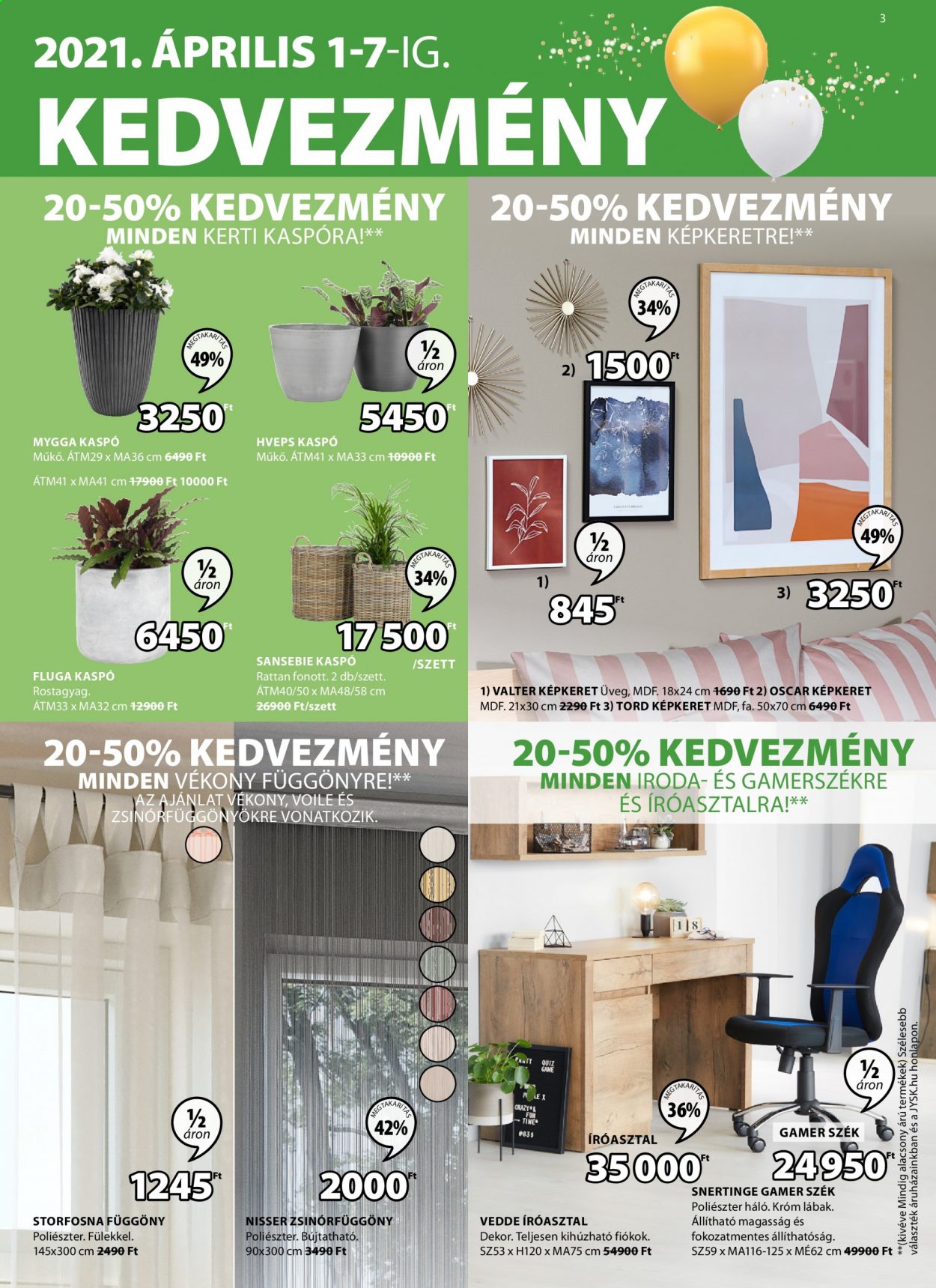 JYSK akciós újságok - 2021.04.01 - 2021.04.14. Oldal 3