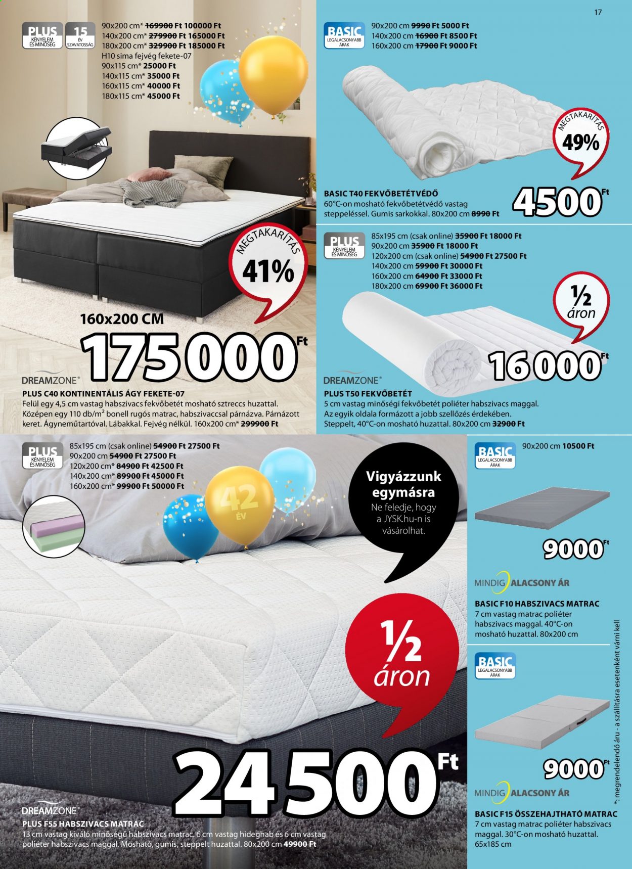 JYSK akciós újságok - 2021.04.01 - 2021.04.14. Oldal 17