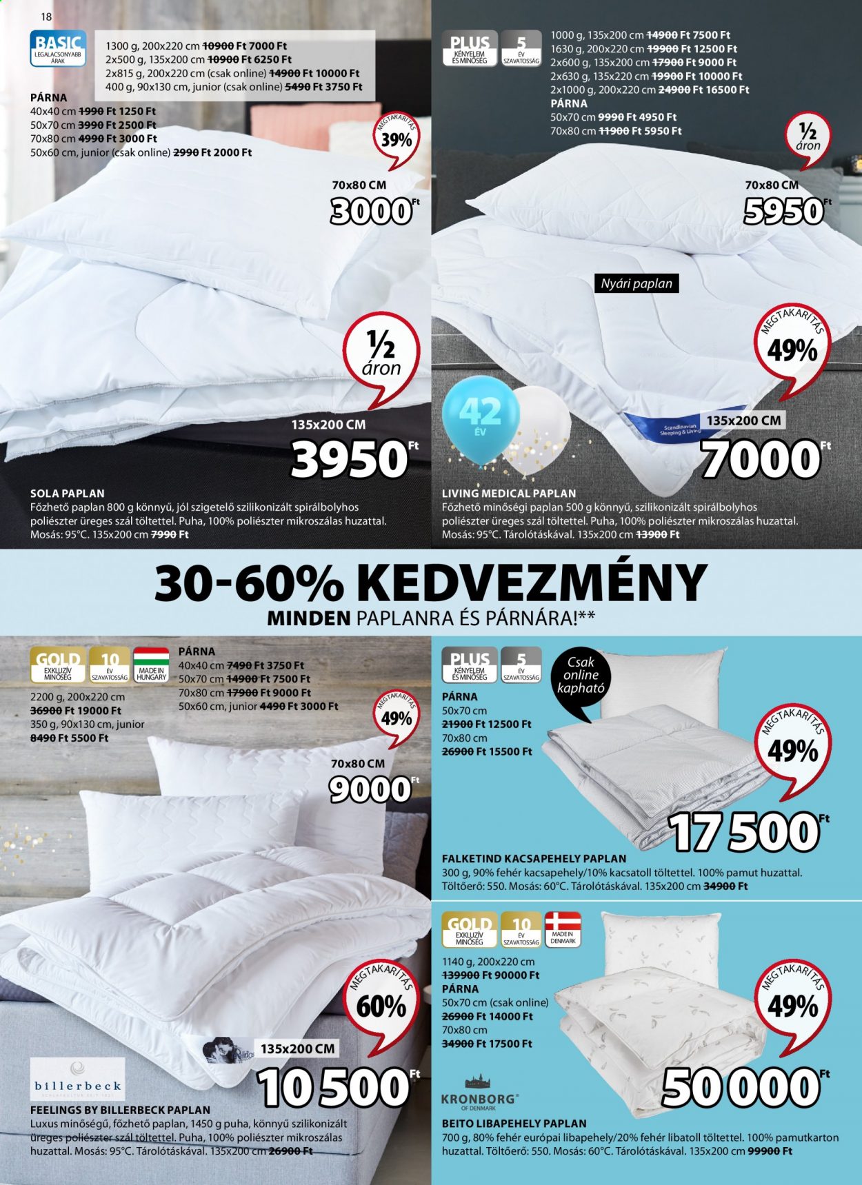 JYSK akciós újságok - 2021.04.01 - 2021.04.14. Oldal 18