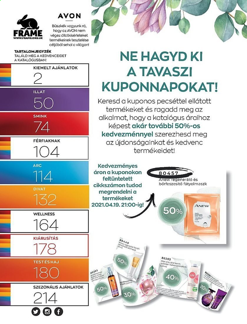 Avon akciós újságok - 2021.04.01 - 2021.04.30. Oldal 2