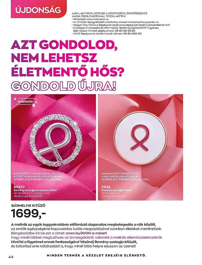 Avon akciós újságok - 2021.04.01 - 2021.04.30. Oldal 44