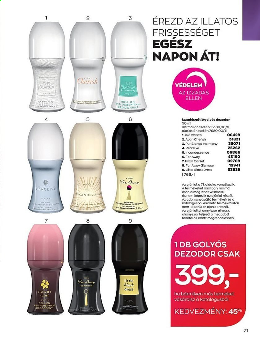 Avon akciós újságok - 2021.04.01 - 2021.04.30. Oldal 71