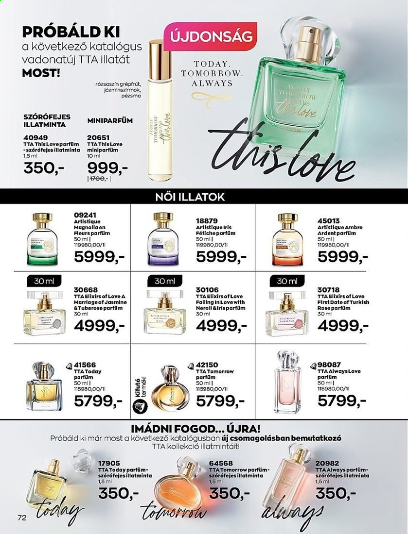 Avon akciós újságok - 2021.04.01 - 2021.04.30. Oldal 72