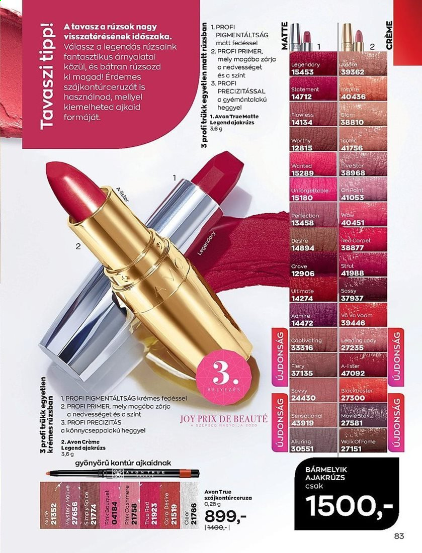 Avon akciós újságok - 2021.04.01 - 2021.04.30. Oldal 83