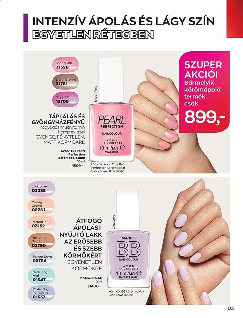 Avon akciós újságok - 2021.04.01 - 2021.04.30. Oldal 103