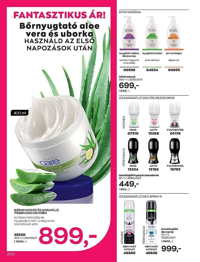 Avon akciós újságok - 2021.04.01 - 2021.04.30. Oldal 200