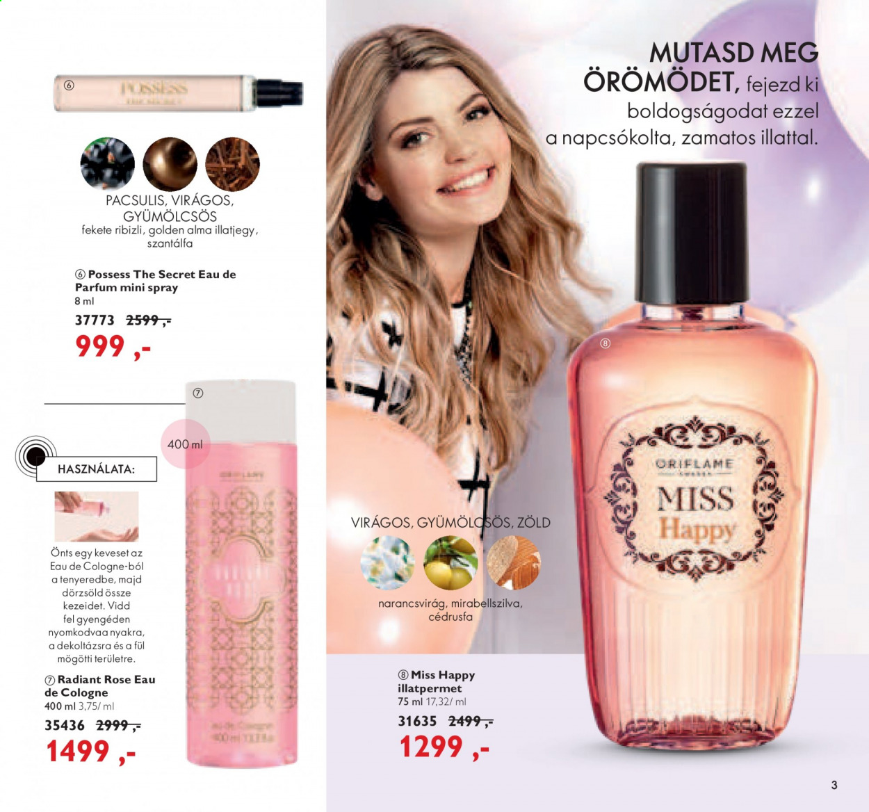 Oriflame akciós újságok - 2021.03.30 - 2021.04.19. Oldal 3