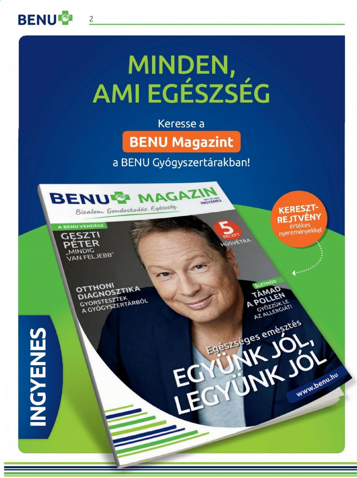 BENU Gyógyszertár akciós újságok - 2021.04.01 - 2021.04.30. Oldal 2
