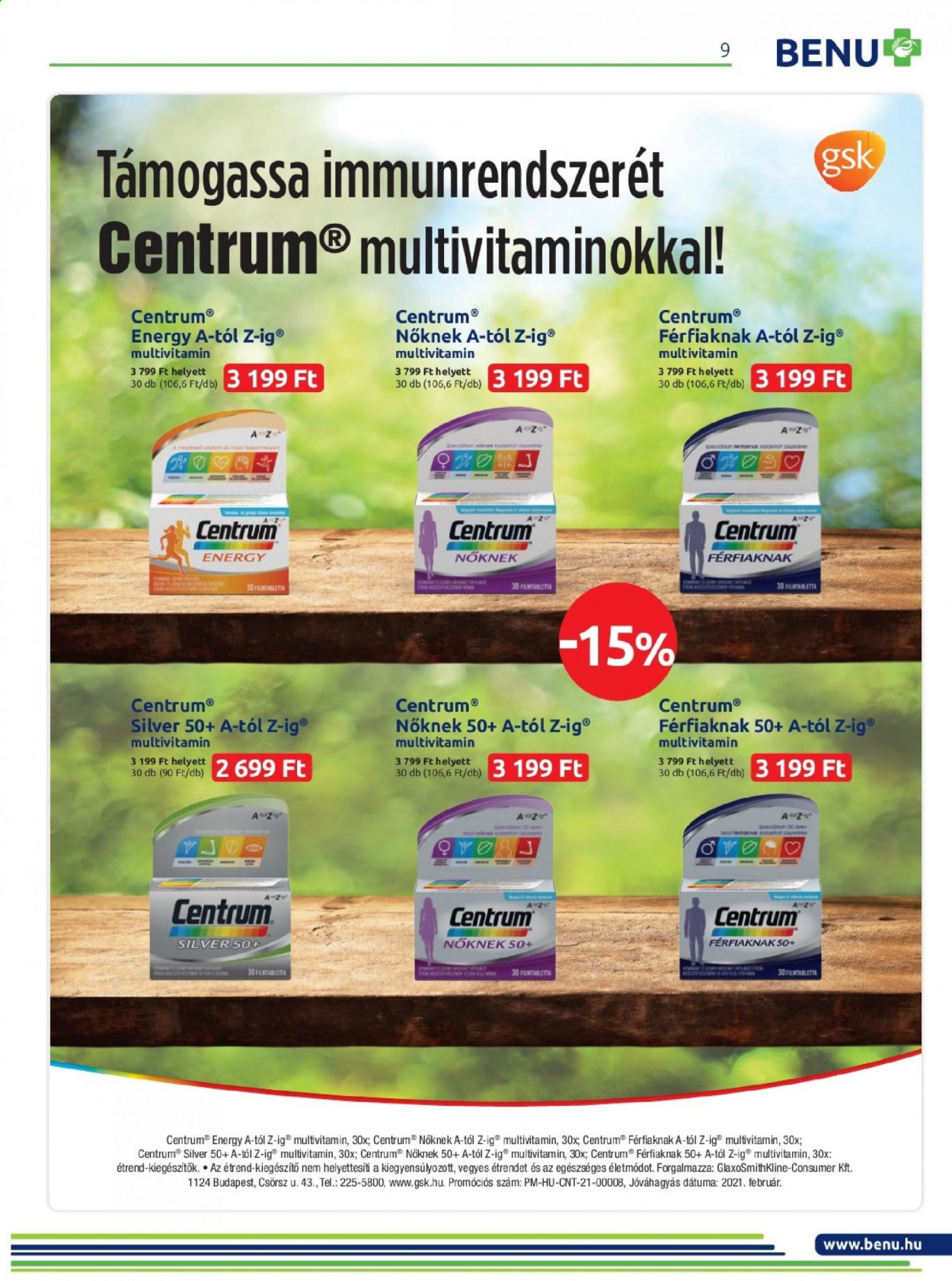 BENU Gyógyszertár akciós újságok - 2021.04.01 - 2021.04.30. Oldal 9
