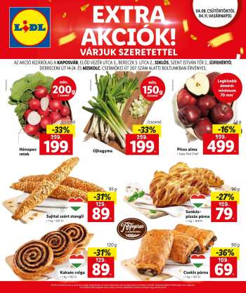 Újság Lidl - 2021.04.08 - 2021.04.11.