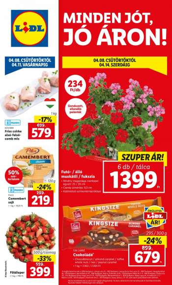Újság Lidl - 2021.04.08 - 2021.04.14.