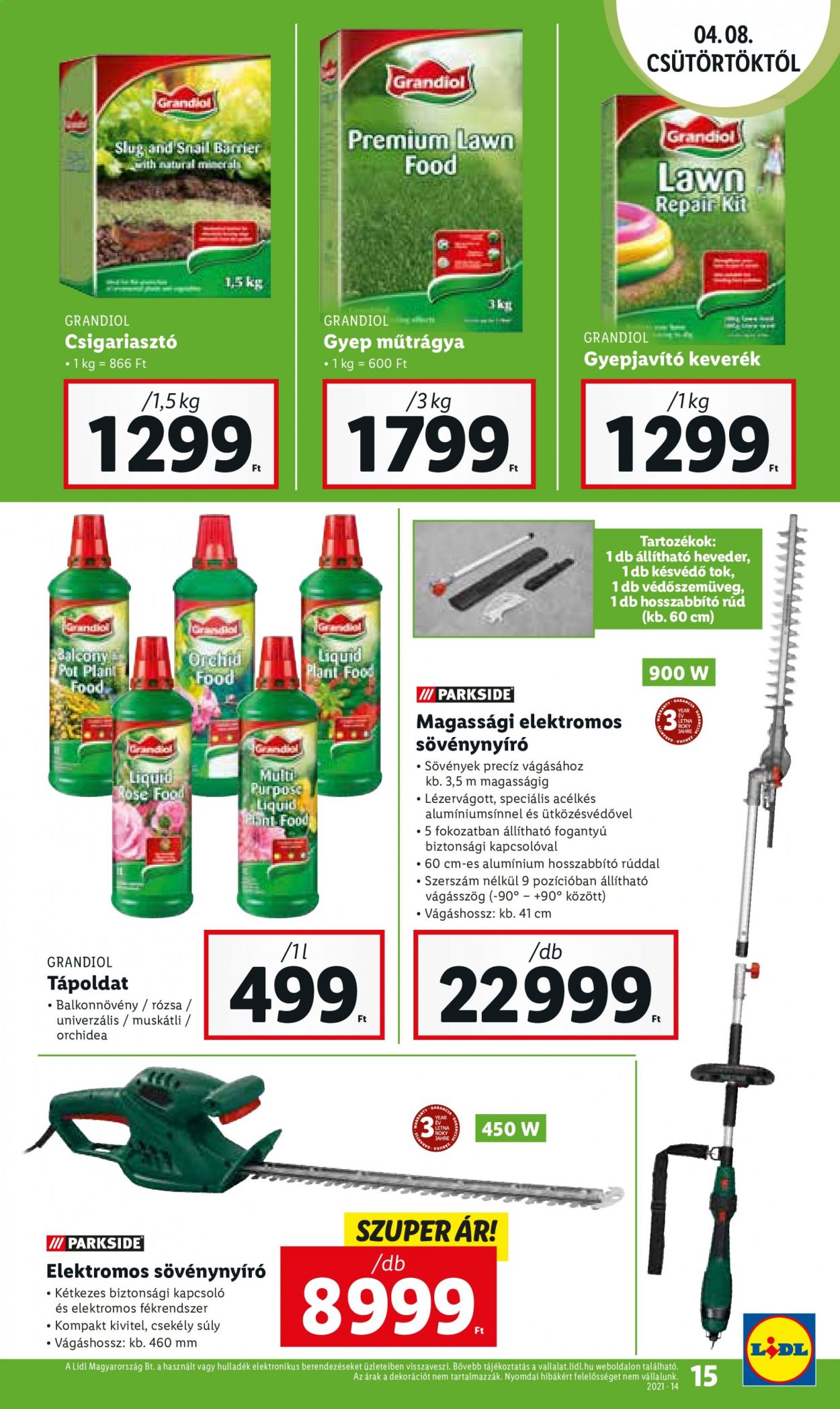 Lidl akciós újságok - 2021.04.08 - 2021.04.14. Oldal 15