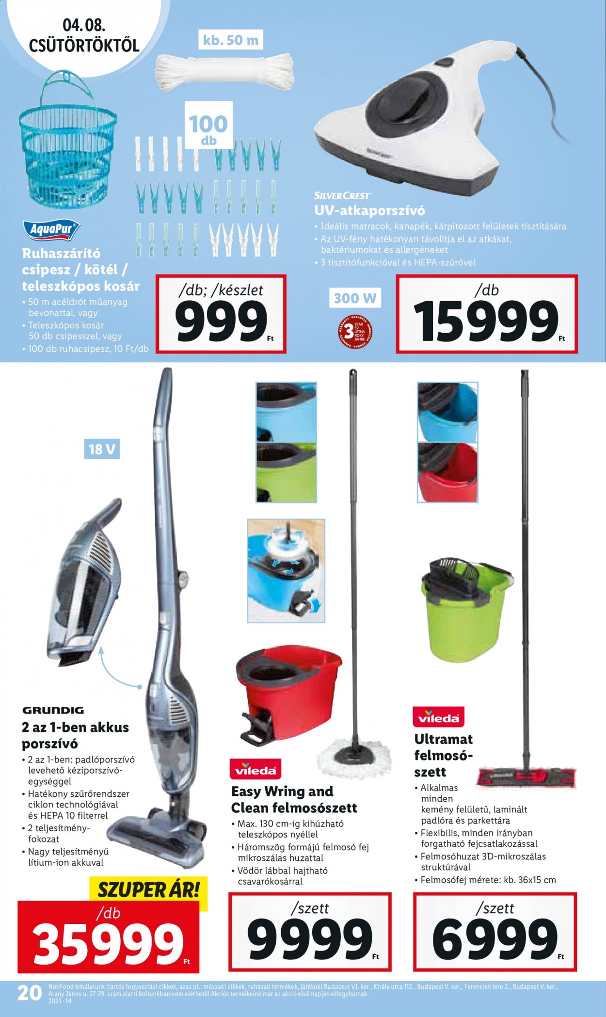 Lidl akciós újságok - 2021.04.08 - 2021.04.14. Oldal 20