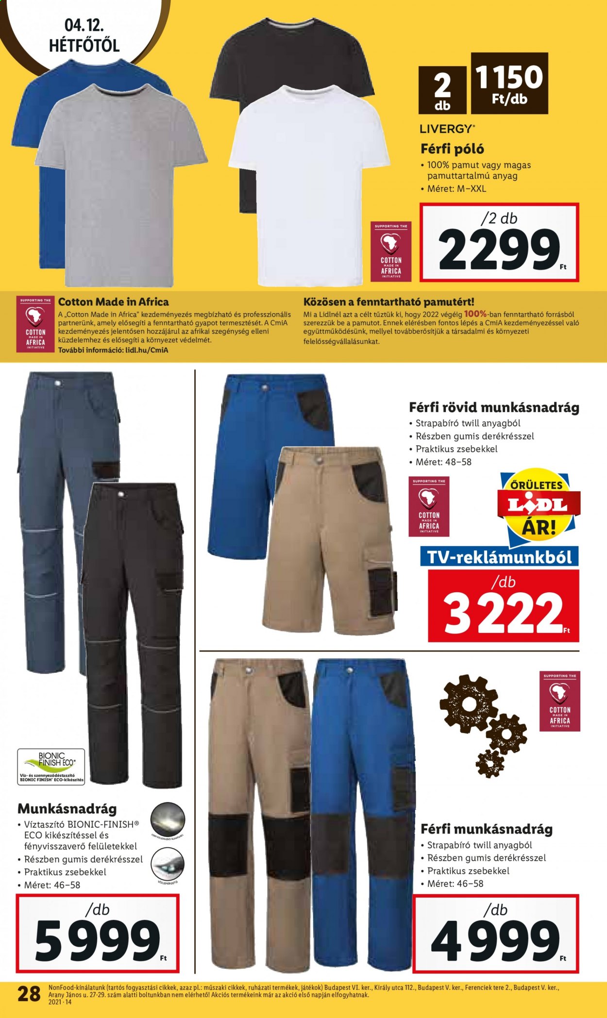 Lidl akciós újságok - 2021.04.08 - 2021.04.14. Oldal 28
