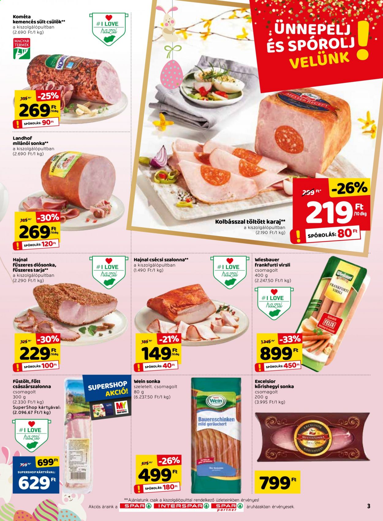 SPAR akciós újságok - 2021.04.01 - 2021.04.03. Oldal 3