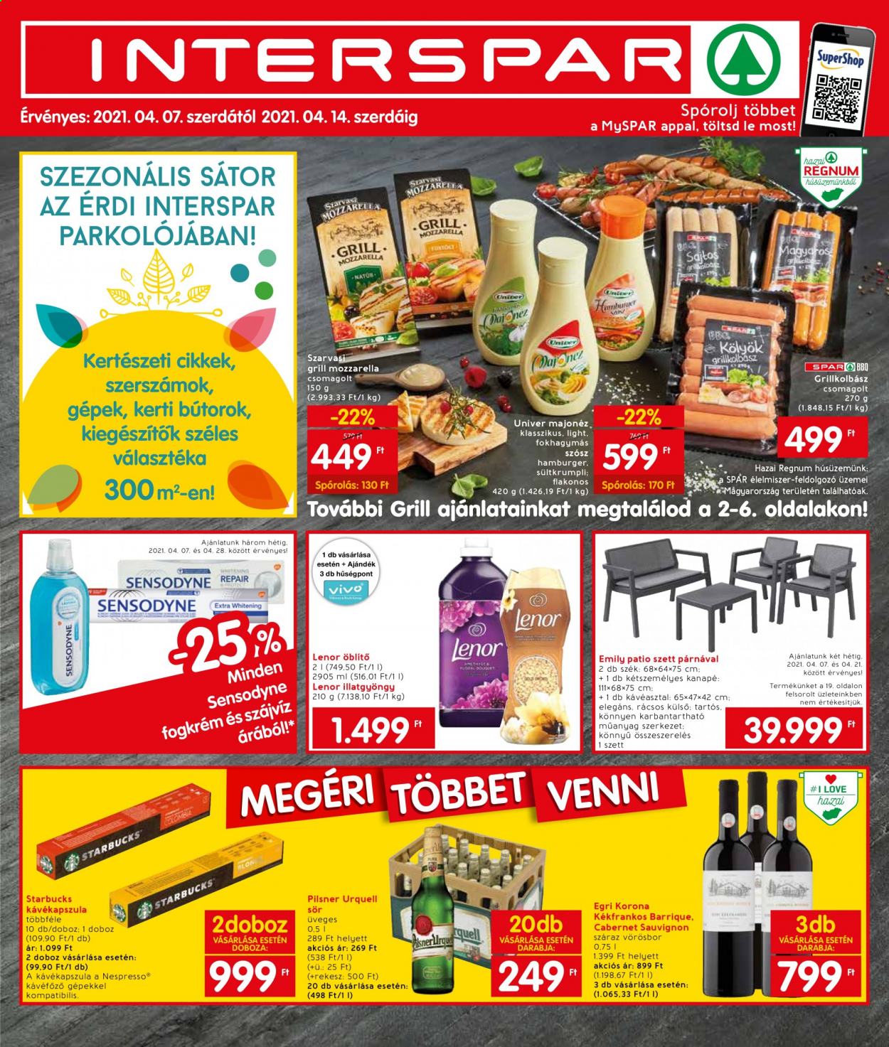 INTERSPAR akciós újságok - 2021.04.07 - 2021.04.14. Oldal 1