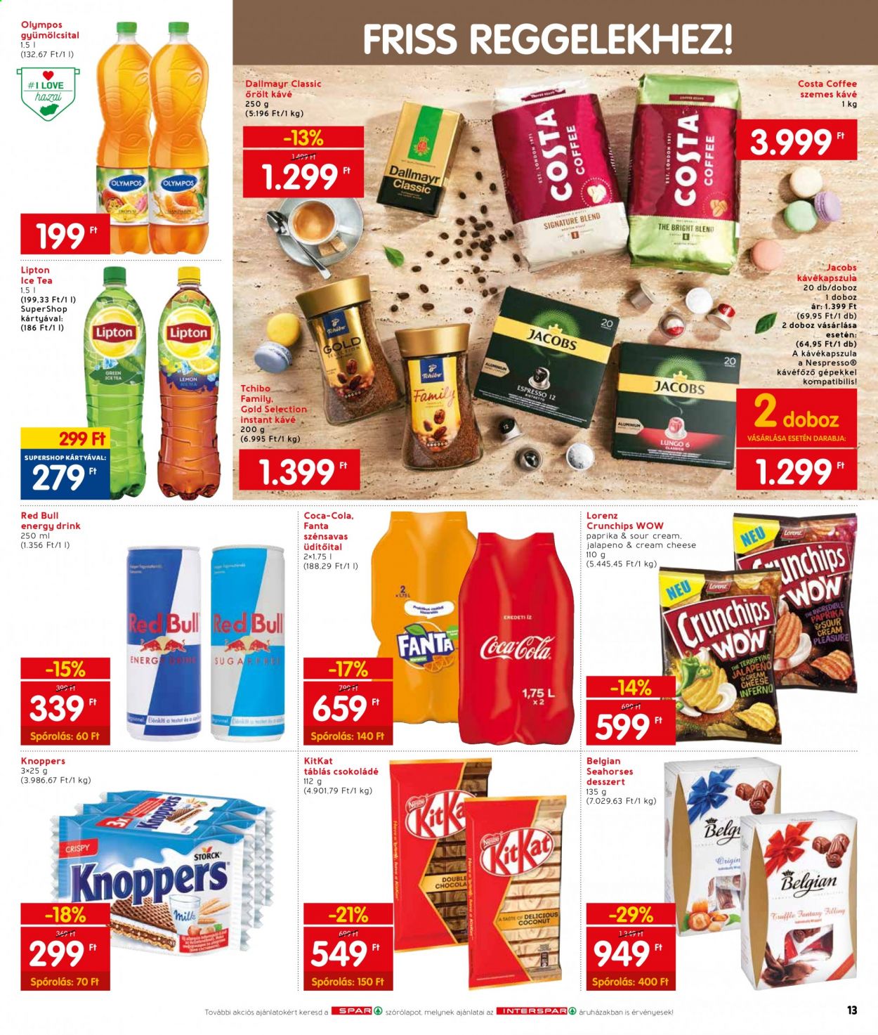 INTERSPAR akciós újságok - 2021.04.07 - 2021.04.14. Oldal 13
