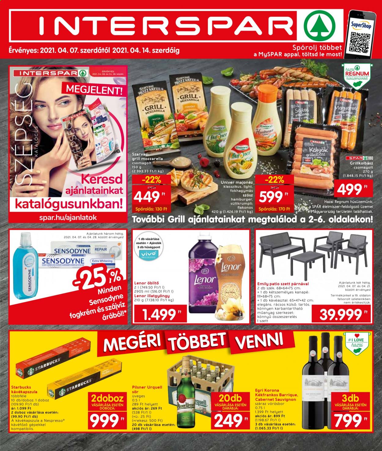 INTERSPAR akciós újságok - 2021.04.07 - 2021.04.14. Oldal 1