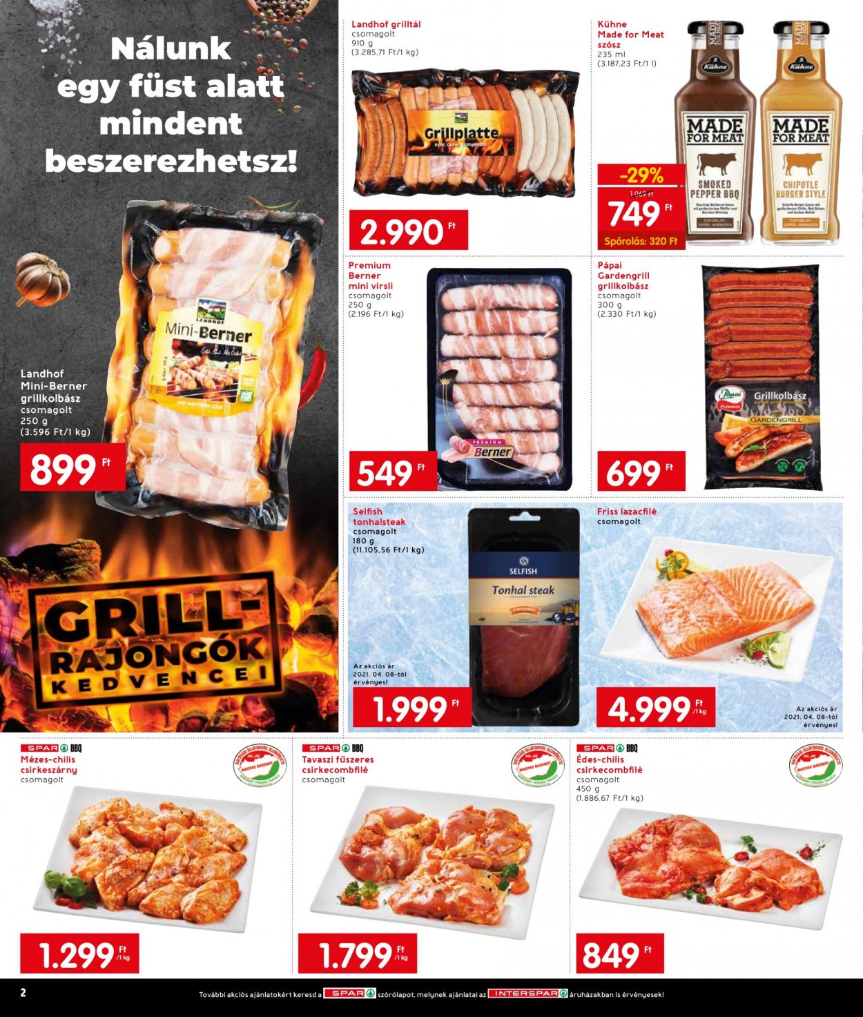 INTERSPAR akciós újságok - 2021.04.07 - 2021.04.14. Oldal 2