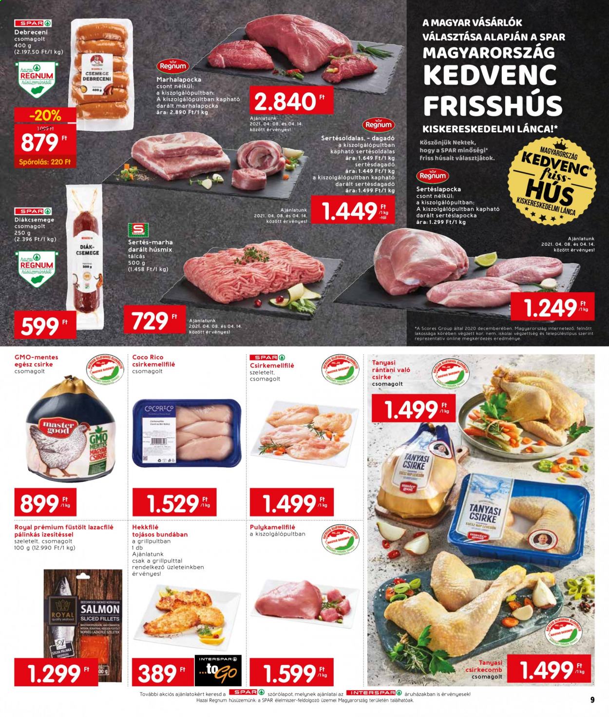 INTERSPAR akciós újságok - 2021.04.07 - 2021.04.14. Oldal 9