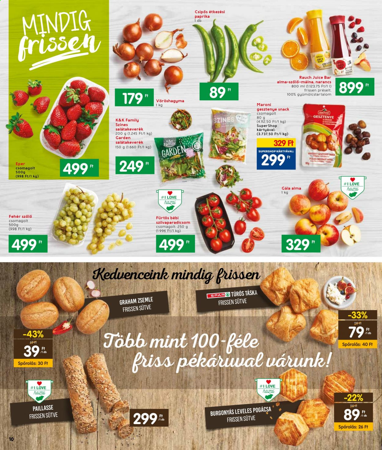 INTERSPAR akciós újságok - 2021.04.07 - 2021.04.14. Oldal 10