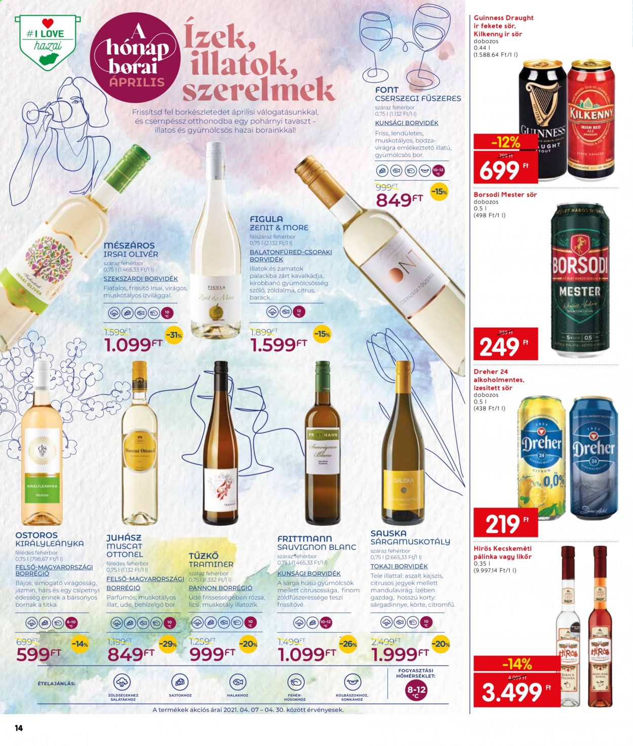 INTERSPAR akciós újságok - 2021.04.07 - 2021.04.14. Oldal 14