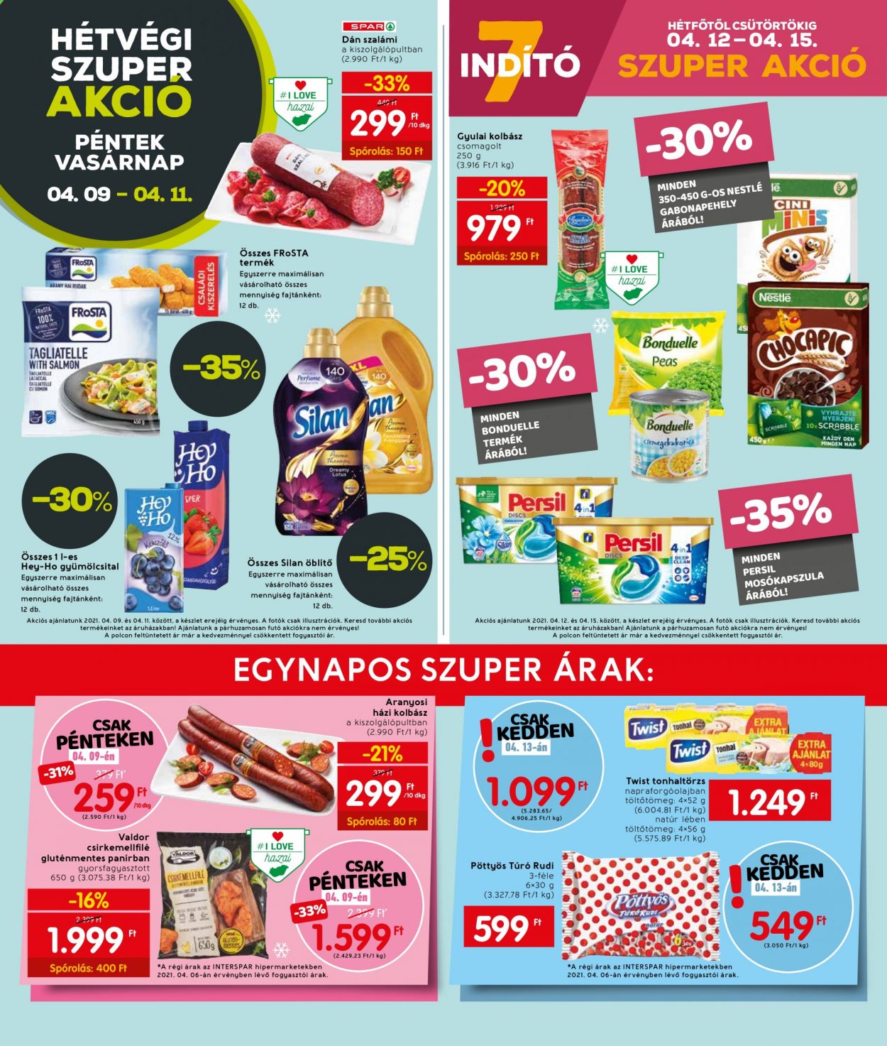 INTERSPAR akciós újságok - 2021.04.07 - 2021.04.14. Oldal 20