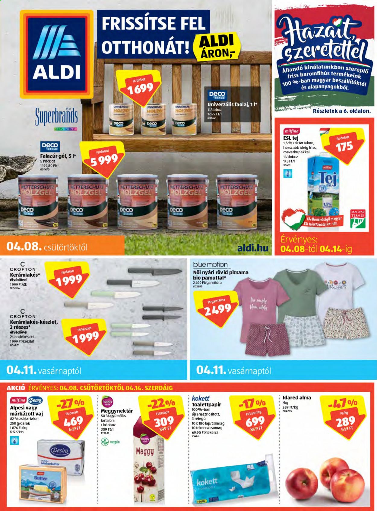 Aldi akciós újságok - 2021.04.08 - 2021.04.14. Oldal 1