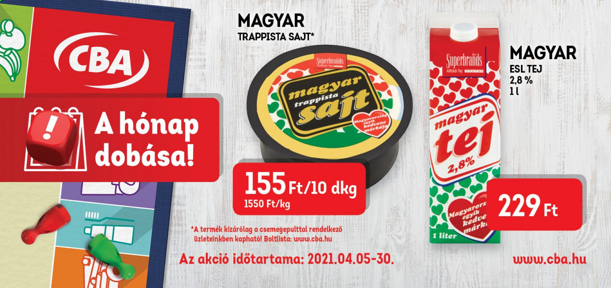 CBA akciós újságok. Oldal 1