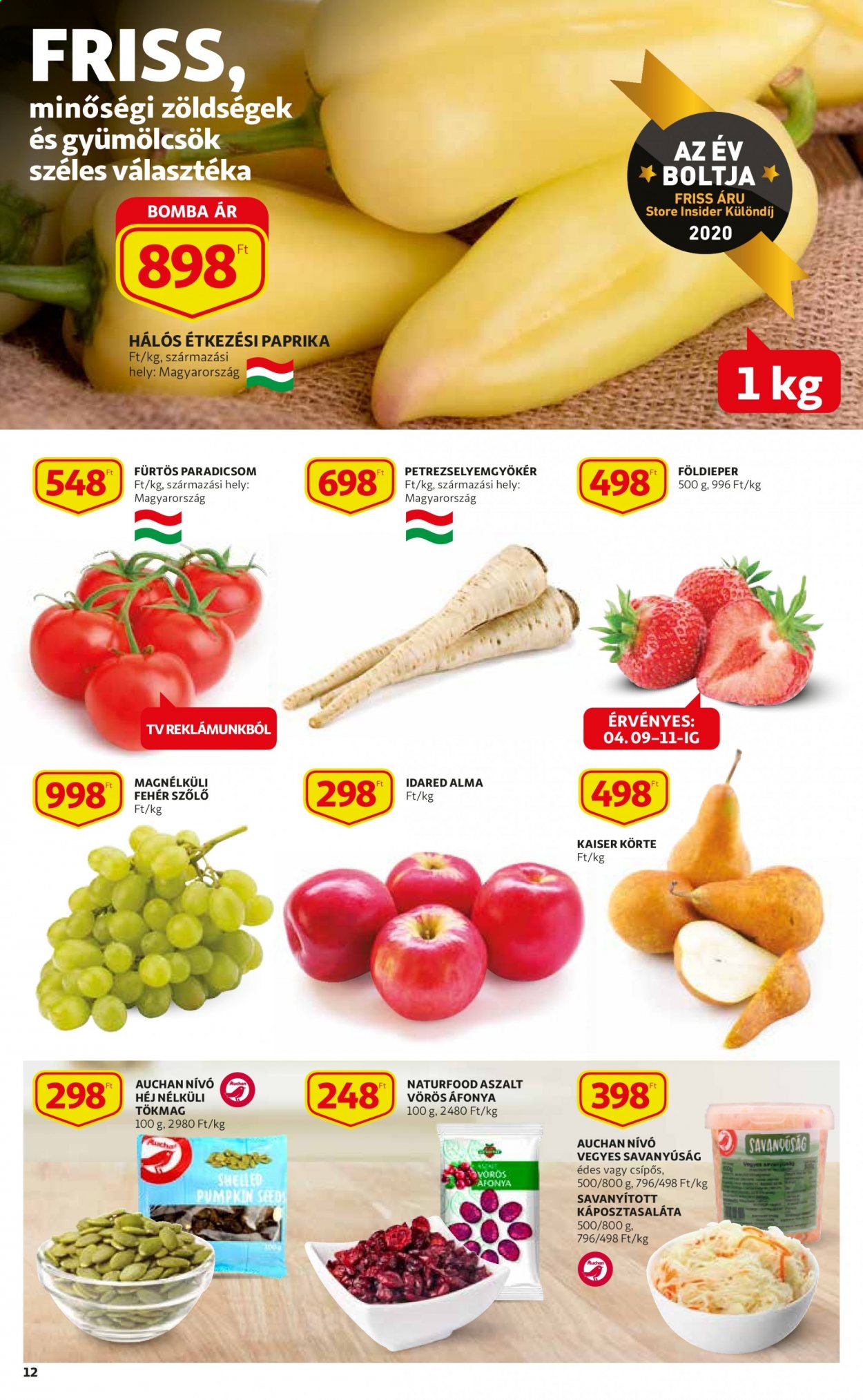 Auchan akciós újságok - 2021.04.06 - 2021.04.14. Oldal 12