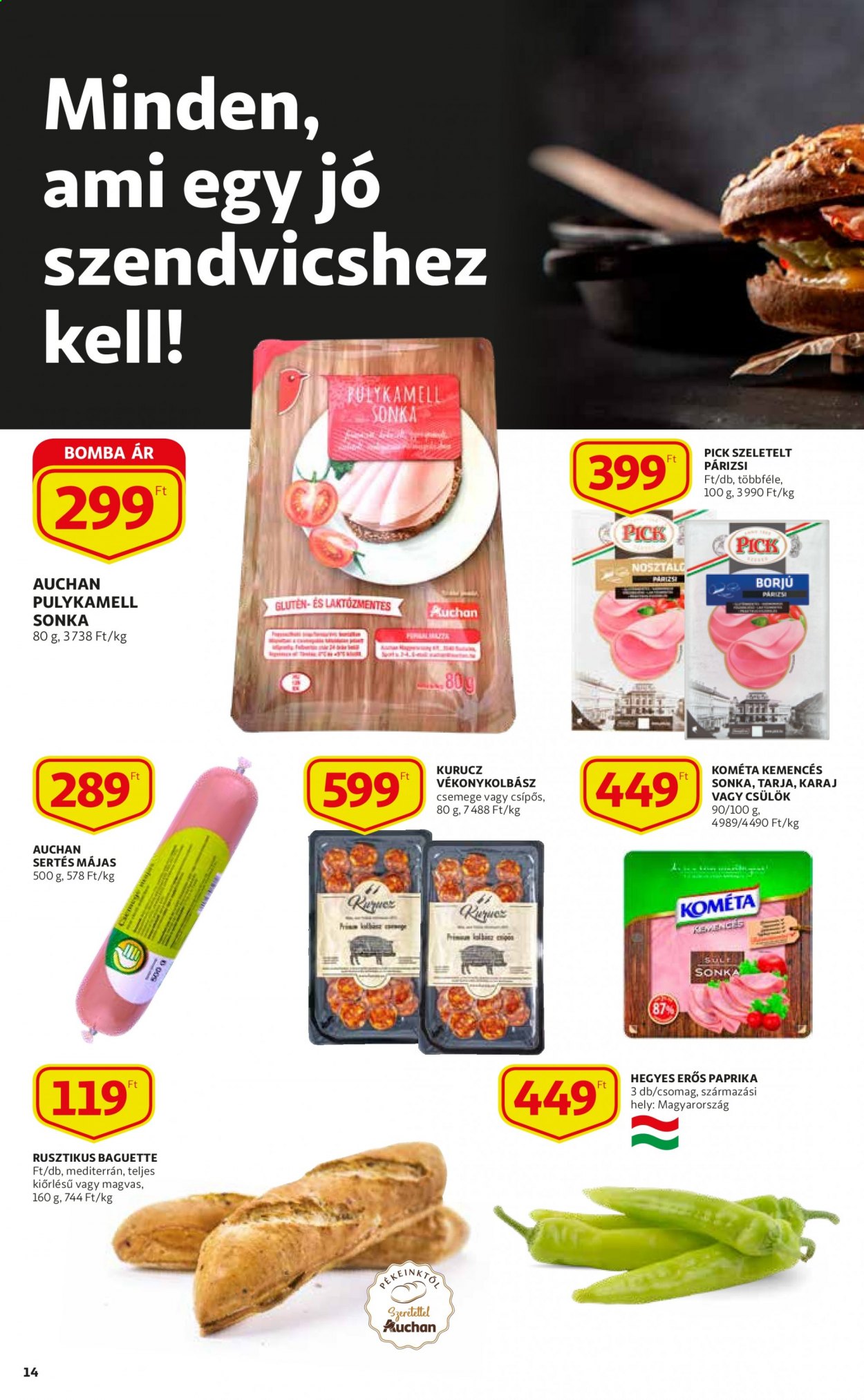 Auchan akciós újságok - 2021.04.06 - 2021.04.14. Oldal 14